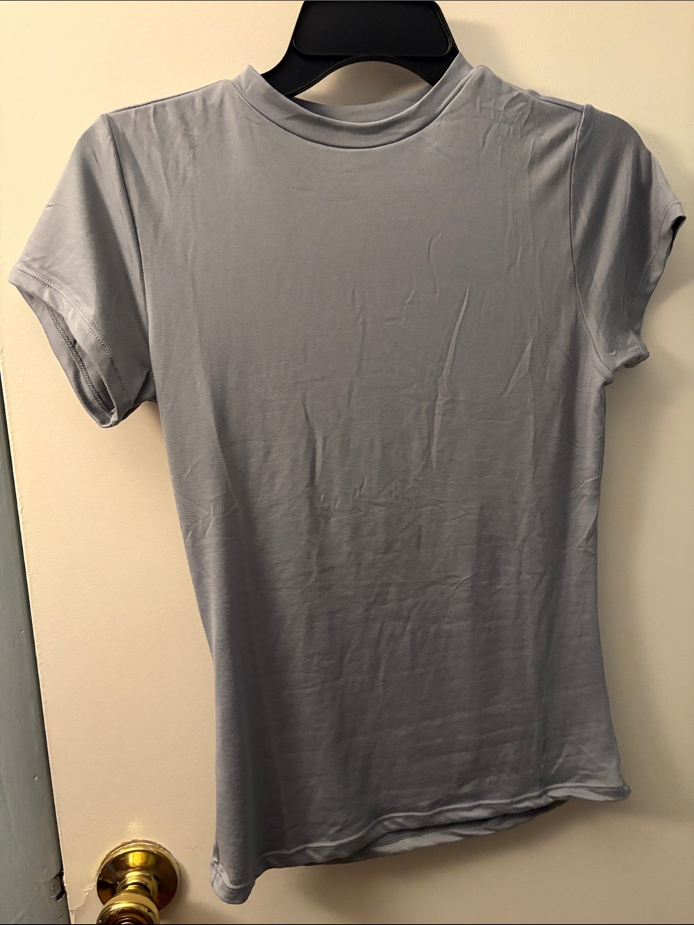 Classic Women's Crewneck Tee - Light Gray